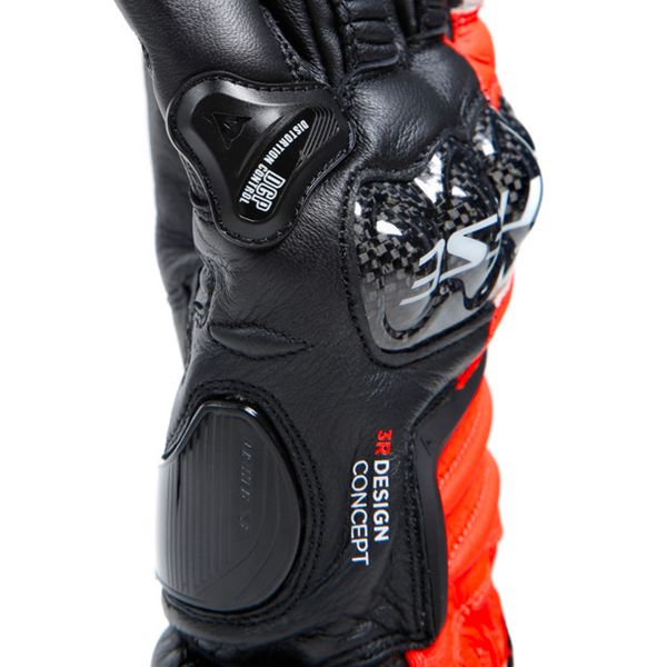 Dainese Carbon 4 Long Black Fluo Red White