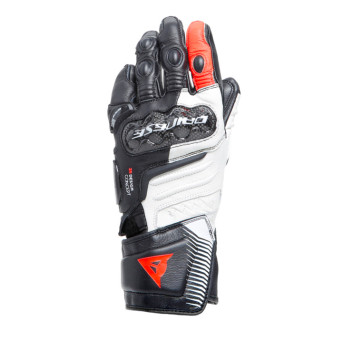 Motorradhandschuhe Dainese Carbon 4 Long Lady Black White Fluo Red Motorradhandschuhe Dainese Carbon 4 Long Lady Black White Fluo Red