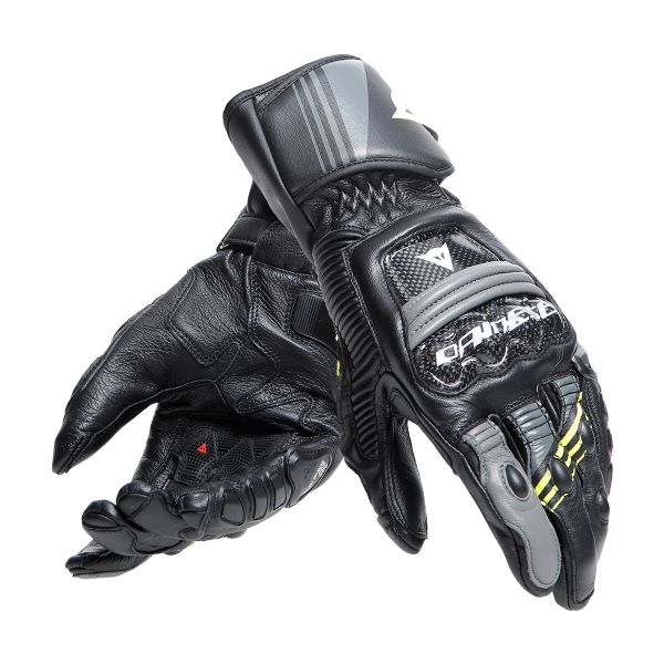 Motorradhandschuhe Dainese Druid 4 Black Charcoal Grey Yellow Fluo Motorradhandschuhe Dainese Druid 4 Black Charcoal Grey Yellow Fluo