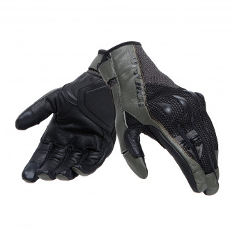 Motorradhandschuhe Dainese Karakum Ergo-Tek Black Army Green