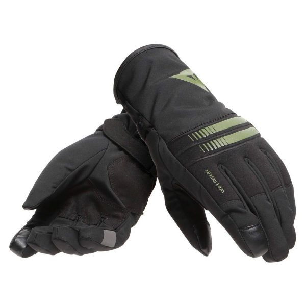 Motorradhandschuhe Dainese Plaza 3 Lady D-Dry Black Bronze Green Motorradhandschuhe Dainese Plaza 3 Lady D-Dry Black Bronze Green