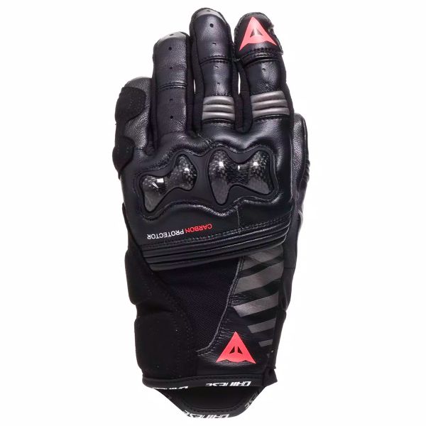 Motorradhandschuhe Dainese Reacto Carbon Short Woman Black Fluo Pink