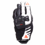 Motorradhandschuhe Dainese Reacto Carbon Short Woman Black White Red Fluo