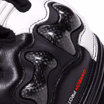 Dainese Reacto Carbon Short Woman Black White Red Fluo