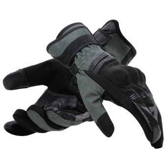 Motorradhandschuhe Dainese Teyde Gore-Tex Black Army Green Motorradhandschuhe Dainese Teyde Gore-Tex Black Army Green