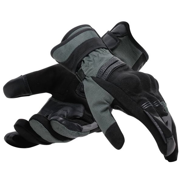 Motorradhandschuhe Dainese Teyde Gore-Tex Black Army Green