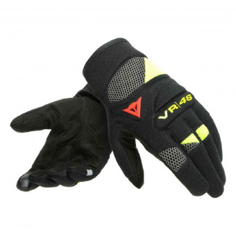 Motorradhandschuhe Dainese VR46 Curb Short Fluo Yellow