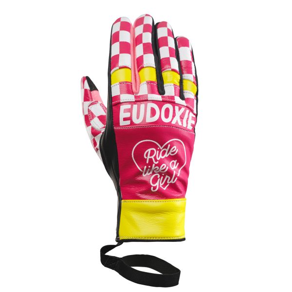 Motorradhandschuhe EUDOXIE G-Gold Pink