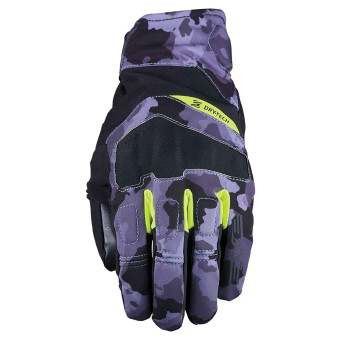 Motorradhandschuhe Five Boxer Evo WP Camo Grey Fluo
