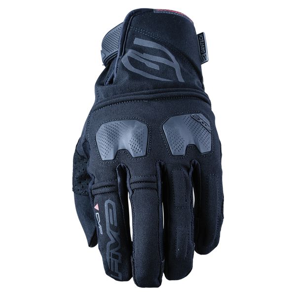 Motorradhandschuhe Five E-WP Schwarz