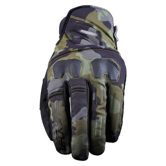 Motorradhandschuhe Five E-WP Camo Khaki