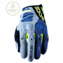 Motorradhandschuhe Five E2 Grey Fluo Yellow Navy