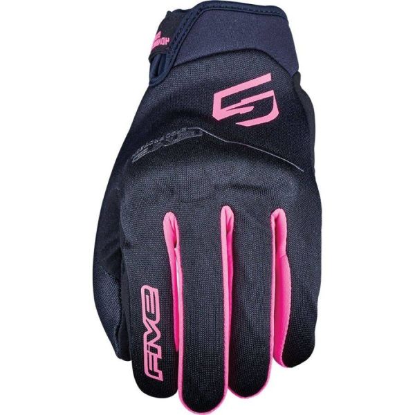 Motorradhandschuhe Five Globe Evo Woman Black Fluo Pink Motorradhandschuhe Five Globe Evo Woman Black Fluo Pink