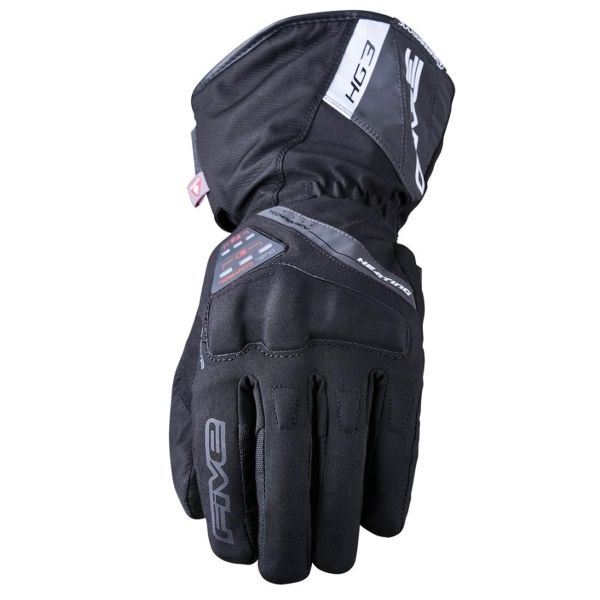 Motorradhandschuhe Five HG3 Evo WP Woman Wärmend Black Motorradhandschuhe Five HG3 Evo WP Woman Wärmend Black