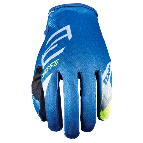 Cross Handschuhe Five MXF4 Scrub Blue Fluo Yellow Cross Handschuhe Five MXF4 Scrub Blue Fluo Yellow