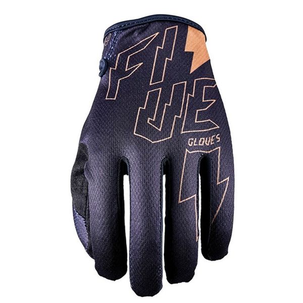 Cross Handschuhe Five MXF4 Thunerbolt Black Gold Cross Handschuhe Five MXF4 Thunerbolt Black Gold