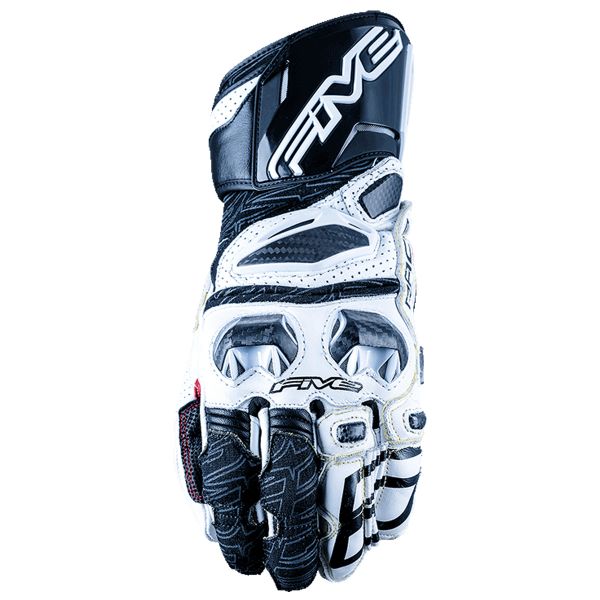 Motorradhandschuhe Five RFX Race 10 White Black Motorradhandschuhe Five RFX Race 10 White Black
