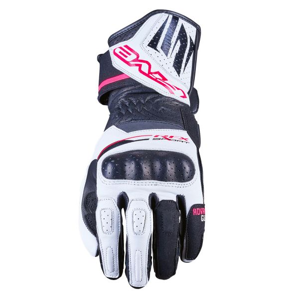 Motorradhandschuhe Five RFX Sport Woman White Pink Motorradhandschuhe Five RFX Sport Woman White Pink