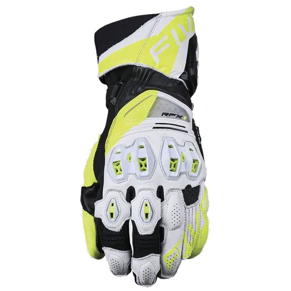 Motorradhandschuhe Five RFX1 Evo White Fluo Yellow