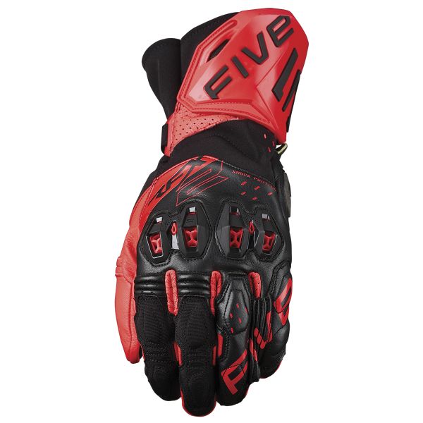 Motorradhandschuhe Five RFX2 Evo Black Fluo Red