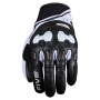Motorradhandschuhe Five RS2 Evo 2 Black White Fluo Red