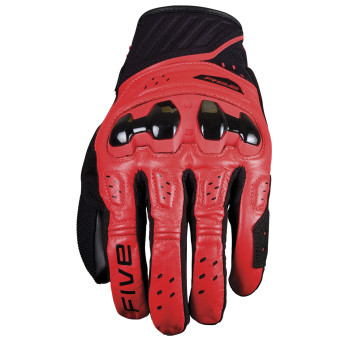 Motorradhandschuhe Five RS2 Evo 2 Fluo Red Black Motorradhandschuhe Five RS2 Evo 2 Fluo Red Black