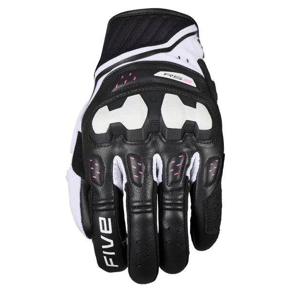 Motorradhandschuhe Five RS2 Evo 2 Woman Black White Pink