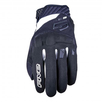 Motorradhandschuhe Five RS3 Evo Kid Black White Motorradhandschuhe Five RS3 Evo Kid Black White