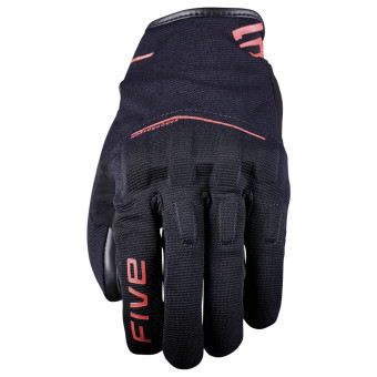 Motorradhandschuhe Five RS4 Evo Black Fluo Red