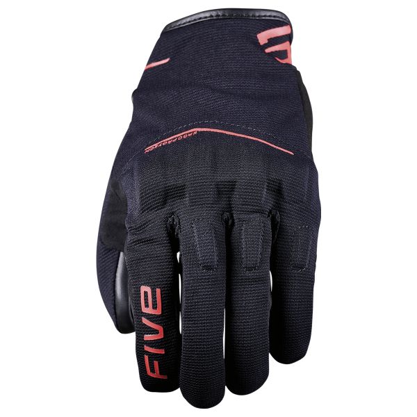 Motorradhandschuhe Five RS4 Evo Black Fluo Red