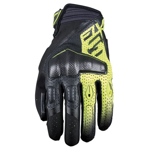 Motorradhandschuhe Five RSC Evo Black Fluo Yellow Motorradhandschuhe Five RSC Evo Black Fluo Yellow