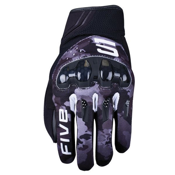 Motorradhandschuhe Five RSX Camo Black White