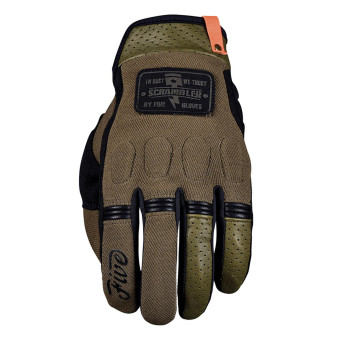 Motorradhandschuhe Five Scrambler Khaki Black