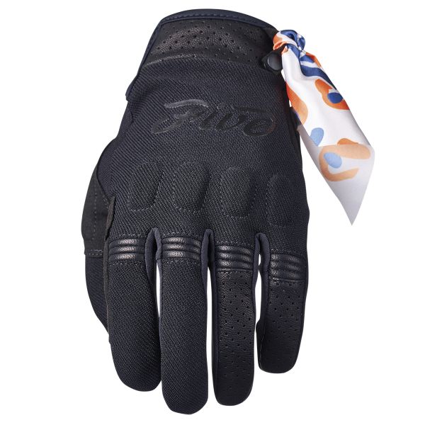 Motorradhandschuhe Five Scrambler Woman Schwarz