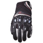 Motorradhandschuhe Five SF2 Evo Black White Fluo Red