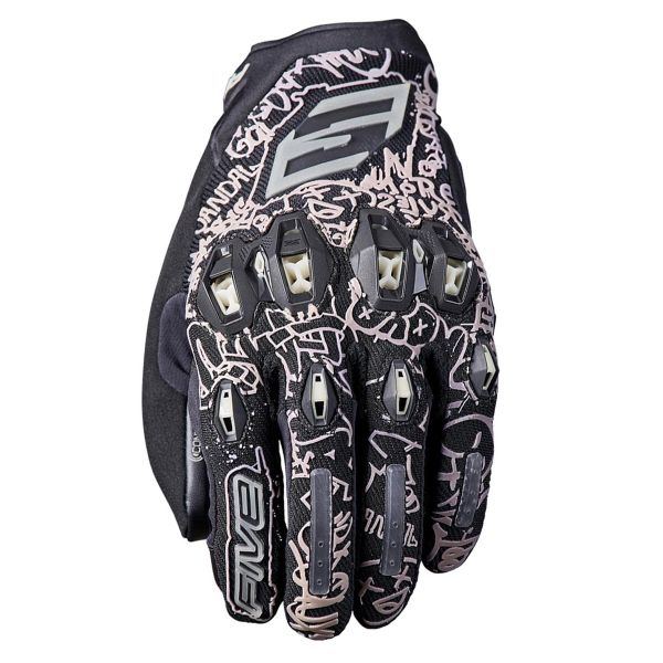 Motorradhandschuhe Five Stunt Evo 2 Graffiti Glow Motorradhandschuhe Five Stunt Evo 2 Graffiti Glow