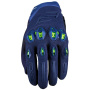 Motorradhandschuhe Five Stunt Evo 2 Night Blue Fluo Yellow