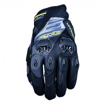 Motorradhandschuhe Five Stunt Evo Replica 10 Spread Fluo Yellow