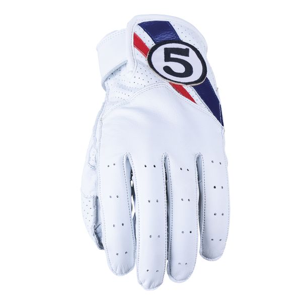 Motorradhandschuhe Five Texas Evo White