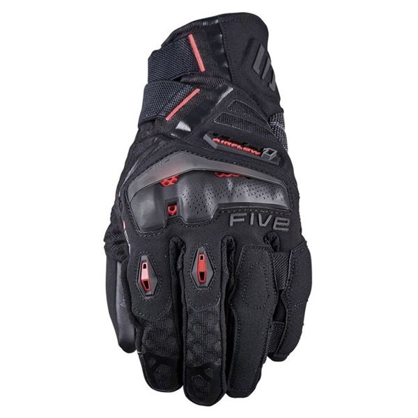 Motorradhandschuhe Five TFX1 Airflow Short Black fluo Red