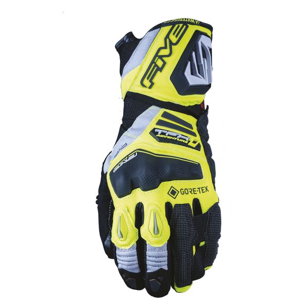 Motorradhandschuhe Five TFX1 GTX Fluo Yellow Grey
