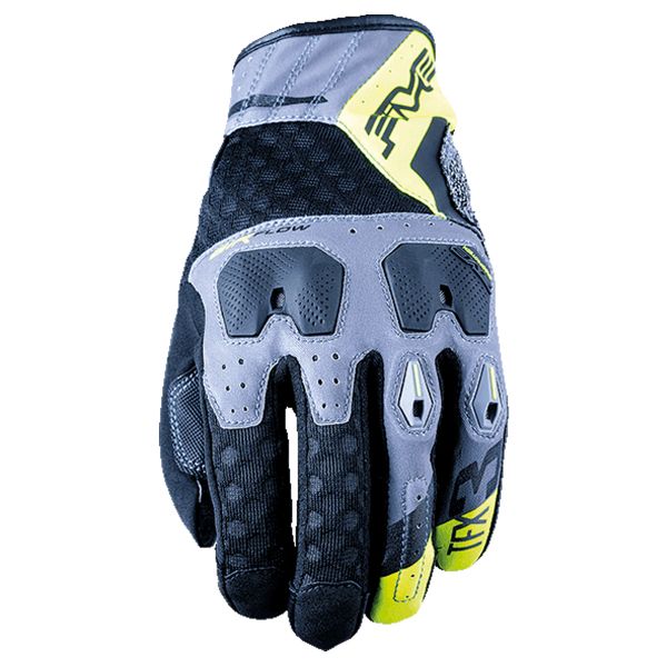 Motorradhandschuhe Five TFX3 Airflow Grey Fluo Yellow Motorradhandschuhe Five TFX3 Airflow Grey Fluo Yellow