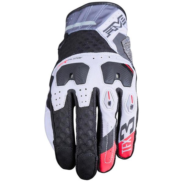 Motorradhandschuhe Five TFX3 Airflow Grey Red Motorradhandschuhe Five TFX3 Airflow Grey Red