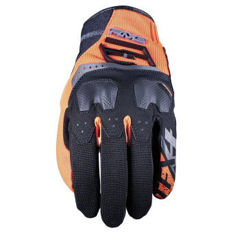 Motorradhandschuhe Five TFX4 Black Fluo Orange