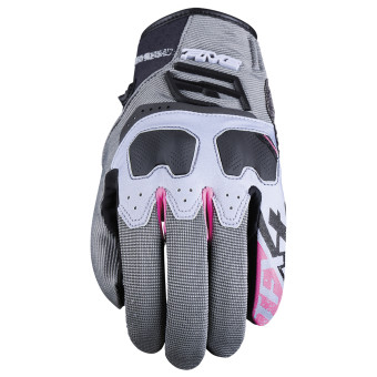 Motorradhandschuhe Five TFX4 WP Woman Grau Pink