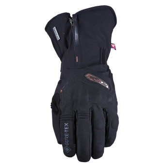 Motorradhandschuhe Five WFX City Evo GTX Long Woman Black Motorradhandschuhe Five WFX City Evo GTX Long Woman Black