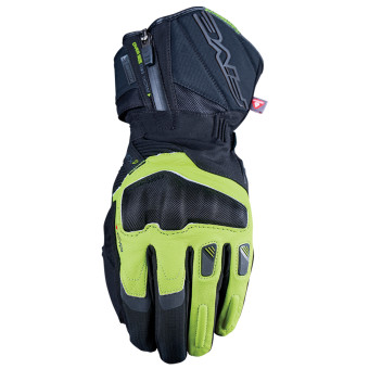 Motorradhandschuhe Five WFX1 Evo WP Black Fluo Yellow