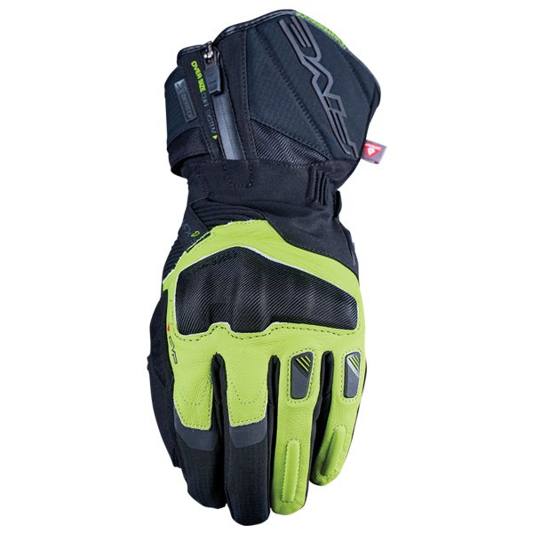 Motorradhandschuhe Five WFX1 Evo WP Black Fluo Yellow