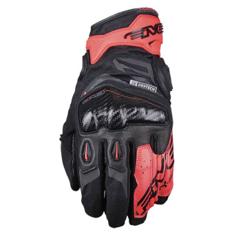 Motorradhandschuhe Five X-Rider WP Black Fluo Red