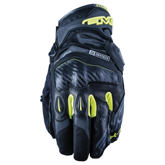 Motorradhandschuhe Five X-Rider WP Black Fluo Yellow